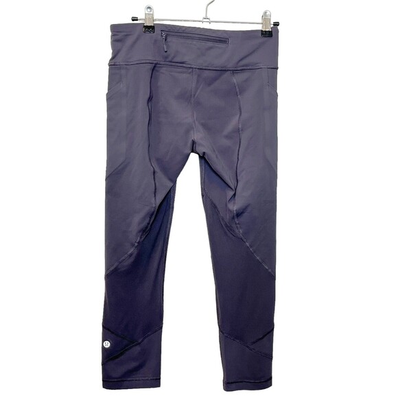 Lululemon Pace Rival Crop 22in Leggings Moonphase Luxtreme Pockets Womens Size 6 - Picture 5 of 12